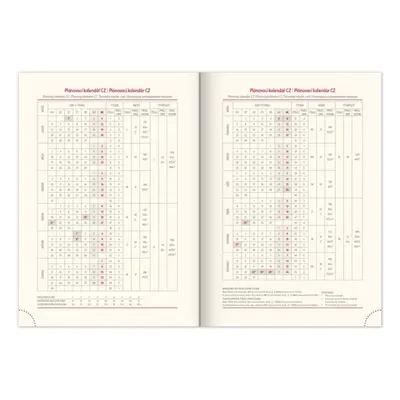 Týdenní diář Vellum 2025 modrý - Autor Neuveden