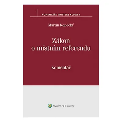 Zákon o místním referendu - Doc. JUDr. Martin Kopecký