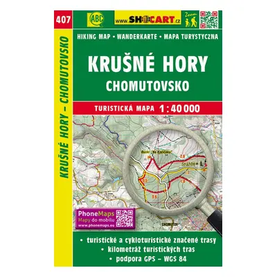 Krušné hory Chomutovsko 1:40 000 - Autor Neuveden