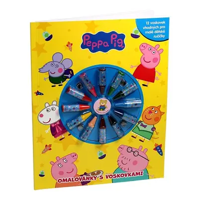 Peppa Pig Omalovánky s voskovkami - Klára Nettlová