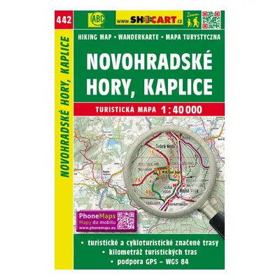 Novohradské hory, Kaplice 1:40 000 - Autor Neuveden