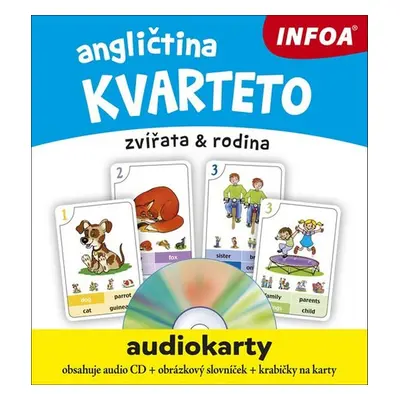 Angličtina kvarteto zvířata & rodina - Autor Neuveden