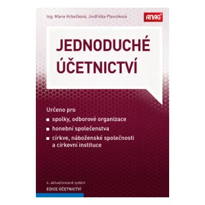 Jednoduché účetnictví - Marie Krbečková