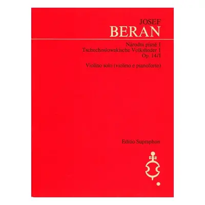 Národní písně op. 14/I - Josef Beran