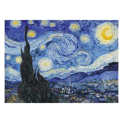 Dřevěné puzzle Art Vincent van Gogh Hvězdná noc 200 dílků - Autor Neuveden