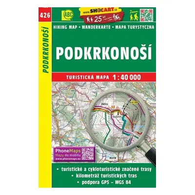 Podkrkonoší 1:40 000 - Autor Neuveden