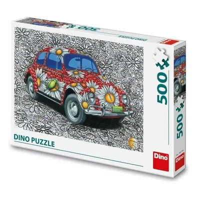 Puzzle 500 VW Brouk malovaný - Autor Neuveden