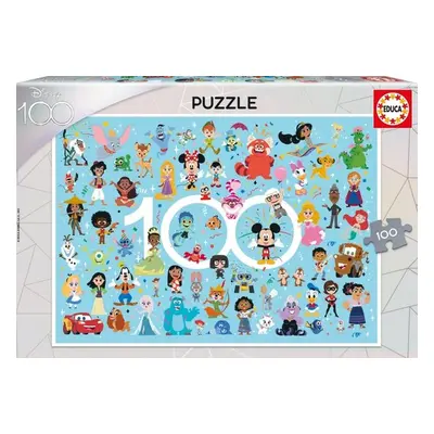 Puzzle Disney 100 let výročí - postavy - Autor Neuveden