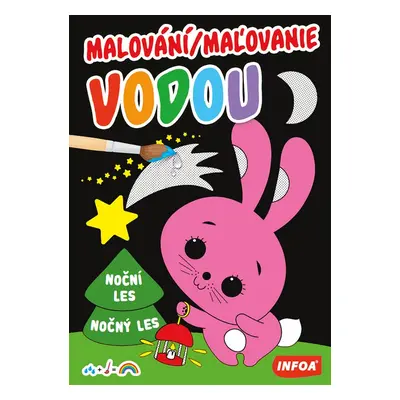 Malování/Maľovanie vodou Noční les/Nočný les - Autor Neuveden