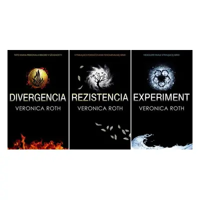 Balíček 3 ks Divergencia + Rezistencia + Experiment - Veronica Rothová