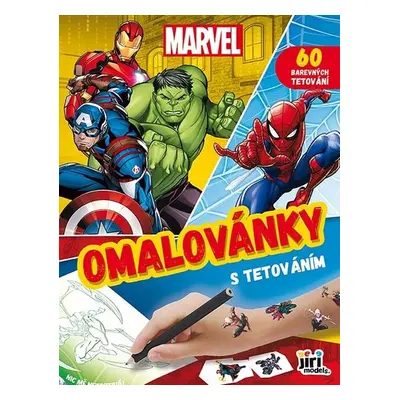 Omalovánky s tetováním Marvel - Autor Neuveden