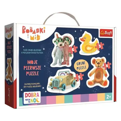 Baby puzzle Dobrou noc, Treflíci Milé děti 4v1 - Autor Neuveden