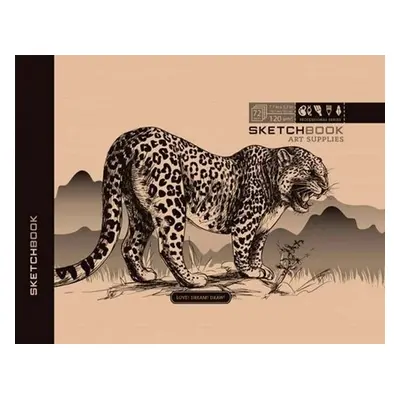 Sketchbook KRAFT LEOPARD 19,7 x 14,5 cm - Autor Neuveden