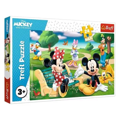 Puzzle Mickey Mouse Mezi přáteli MAXI - Autor Neuveden