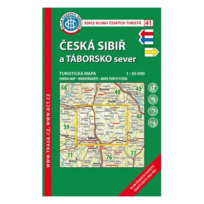 KČT 41 Česká sibiř a Táborsko sever - Autor Neuveden