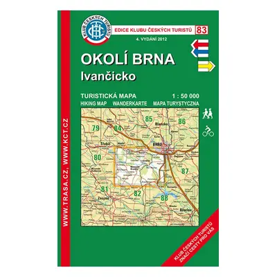 KČT 83 Okolí Brna, Ivančicko - Autor Neuveden