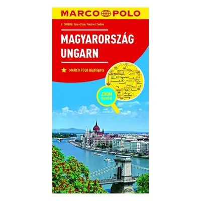 Maďarsko Magyarország Ungarn 1:300 000 - Autor Neuveden