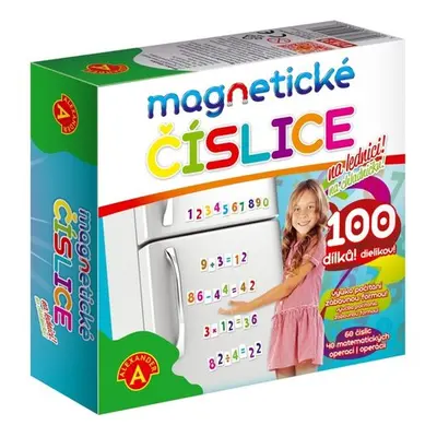 Magnetické číslice na lednici 100 dílků - Autor Neuveden