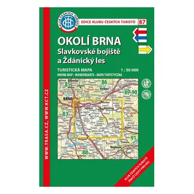 KČT 87 Okolí Brna, Slavkovské bojiště a Ždánický les - Autor Neuveden