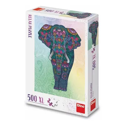 Puzzle 500XL Slon relax - Autor Neuveden