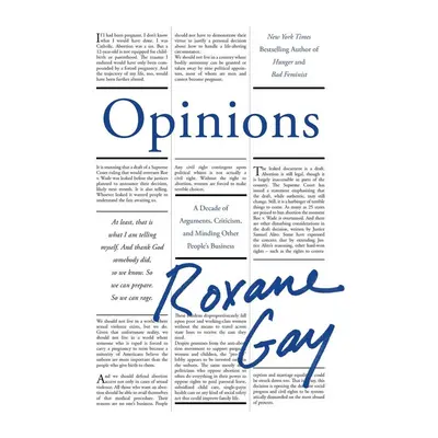 Opinions - Roxane Gay