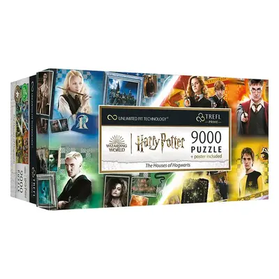 Puzzle UFT Harry Potter Bradavické koleje 9000 dílků - Autor Neuveden