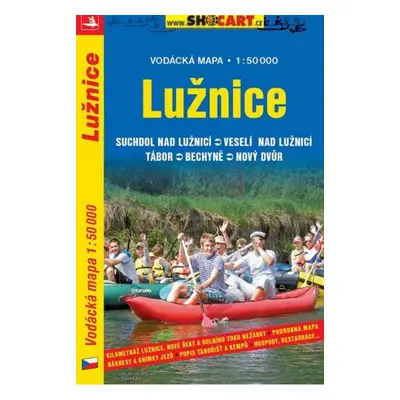 Lužnice - vodácká mapa 1:50 000 - Autor Neuveden