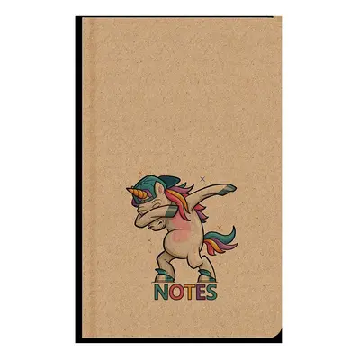 Notes linkovaný A5 kraft Unicorn - Autor Neuveden