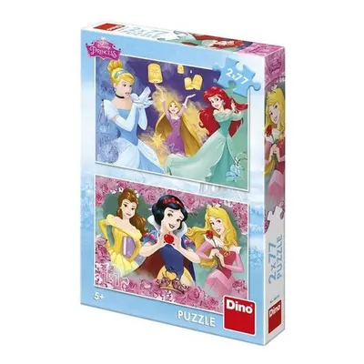 Puzzle 2x77 Princezny - Autor Neuveden