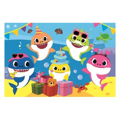 Puzzle Baby Shark Oslava MAXI 24 dílků - Autor Neuveden