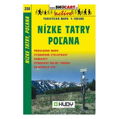 Nízké Tatry, Poľana 1:100 000 - Autor Neuveden