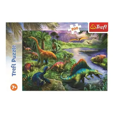 Puzzle Dinosauři 200 dílků - Autor Neuveden