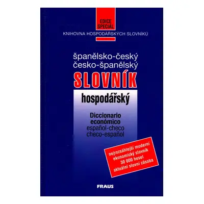 Španělsko-český česko-španělský hospodářský slovník - Vlasta Hlavičková