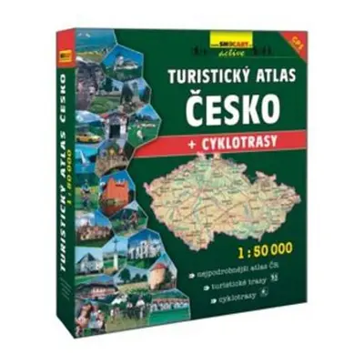 Turistický atlas Česko + cyklotrasy 1:50 000 - Autor Neuveden