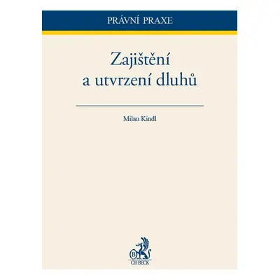 Zajištění a utvrzení dluhů - Milan Kindl