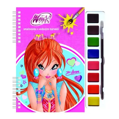 Omalovánky s vodovými barvami Winx Club - Autor Neuveden