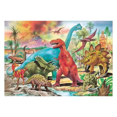 Puzzle Dinosauři - Autor Neuveden