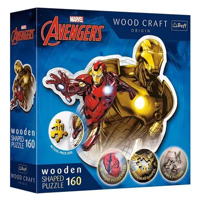 Wood Craft Origin puzzle Odvážný Iron Man - Autor Neuveden