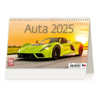 Auta 2025 - stolní kalendář - Autor Neuveden