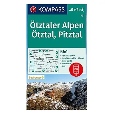 Ötztaler Alpen 43 NKOM 1:50T MARCO POLO - Autor Neuveden