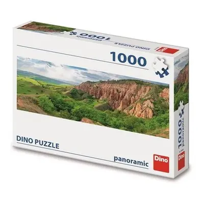 Puzzle 1000 Červená rokle panoramic - Autor Neuveden