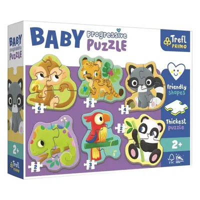 Baby puzzle V lese 6v1 - Autor Neuveden