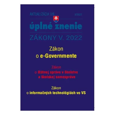 Aktualizácia V/6 2022 – štátna služba, informačné technológie verejnej správy - Autor Neuveden