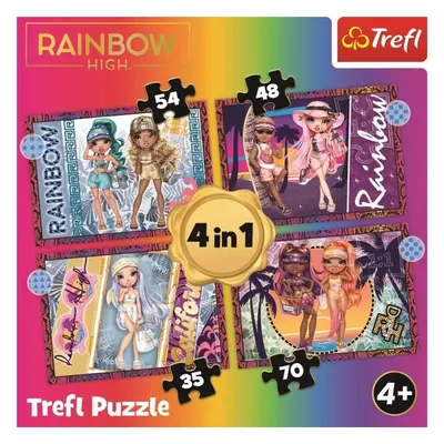 Puzzle Rainbow High Módní panenky 4v1 - Autor Neuveden