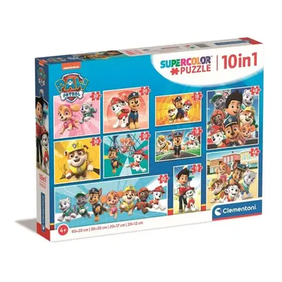 Puzzle Tlapková patrola 10v1 - Autor Neuveden