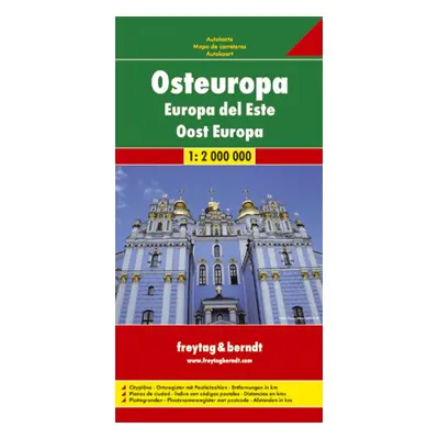 Automapa Východní Evropa 1: 2 000 000 - Autor Neuveden