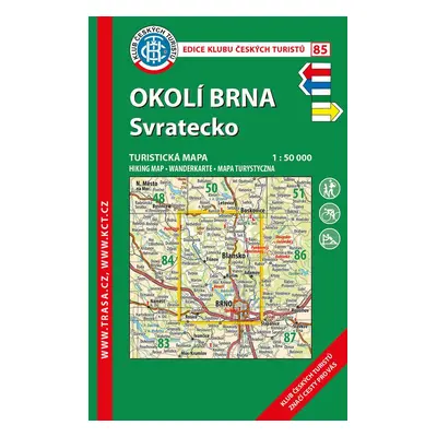 KČT 85 Okolí Brna Svratecko - Autor Neuveden