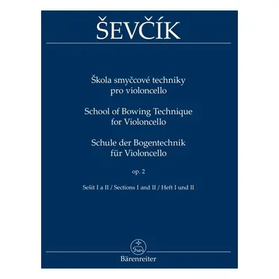 Škola smyčcové techniky pro violoncello - Otakar Ševčík