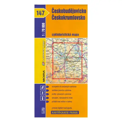 Českobudějovicko, Českokrumlovsko 1 :70 000 - Autor Neuveden