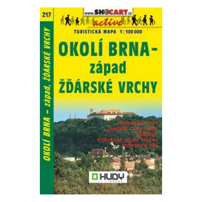 Okolí Brna-západ, Žďárské vrchy 1:100 000 - Autor Neuveden